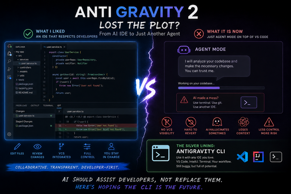 AntiGravity 2 Lost the Plot From AI IDE to Just Another Agent